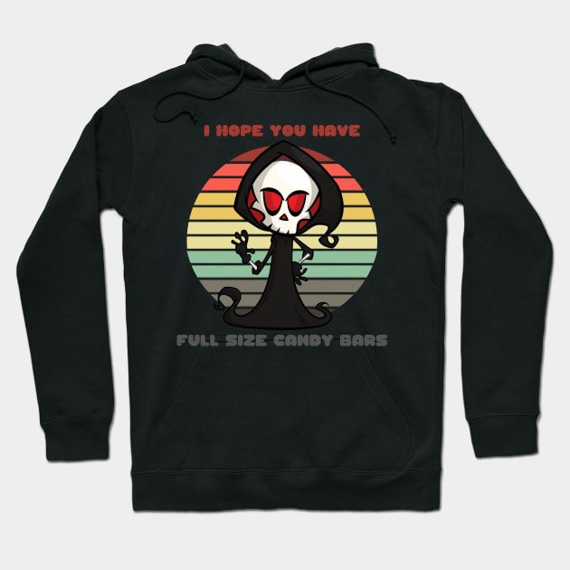 Sunset Reaper / I Hope You Have Full Size Candy Bars Hoodie by nathalieaynie